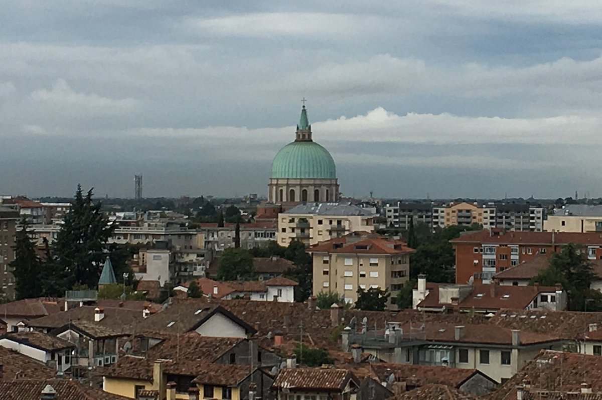 View with Tempio Ossario